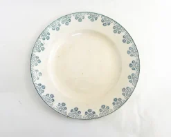Pamono Art Nouveau Terre De Fer Plate Dish in Earthenware by Digoin Sarreguemines, 1890s