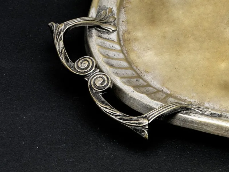 Best Pamono Art Nouveau Tray by Argentor, 1890s