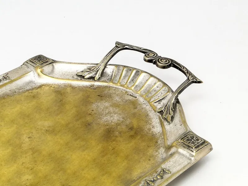 Best Pamono Art Nouveau Tray by Argentor, 1890s