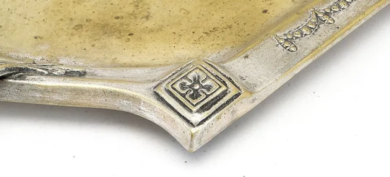 Best Pamono Art Nouveau Tray by Argentor, 1890s