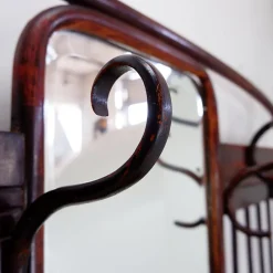 Pamono Art Nouveau Wall Mounted Coat Rack from Thonet, Vienna, 1900s><noscript><img width=