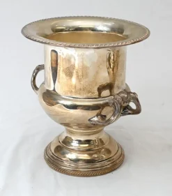 Best Pamono Art Nouveau Wine Coolers in Silver Plate, Set of 2
