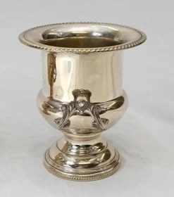 Best Pamono Art Nouveau Wine Coolers in Silver Plate, Set of 2