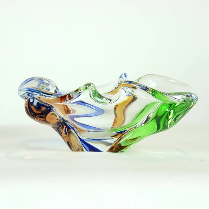 Sale Pamono Art Rhapsody Collection Bowl in Glass by Frantisek Zemek, Former Czechoslovakia, 1960s