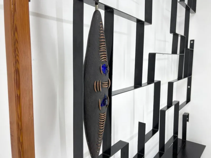 Pamono Art Wall Unit or Room Divider with Sculpture by Jelínek, 1960s> Room Dividers & Screens