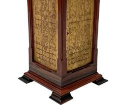 Best Pamono Arts & Crafts Art Nouveau Pedestal by Carel Adolph Lion Cachet, 1890s