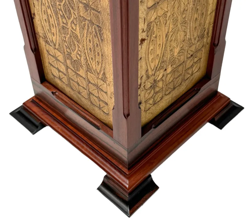 Best Pamono Arts & Crafts Art Nouveau Pedestal by Carel Adolph Lion Cachet, 1890s