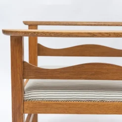 Discount Pamono Arts & Crafts Reclining Chair in Oak by Ambrose Heal for Heals, 1890s