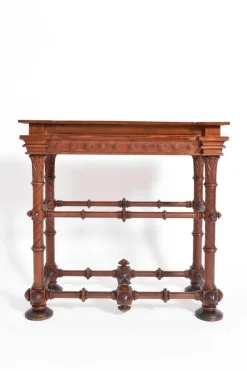 Clearance Pamono Arts & Crafts Wooden Console Table, 1910s