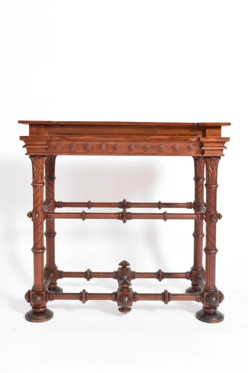 Clearance Pamono Arts & Crafts Wooden Console Table, 1910s