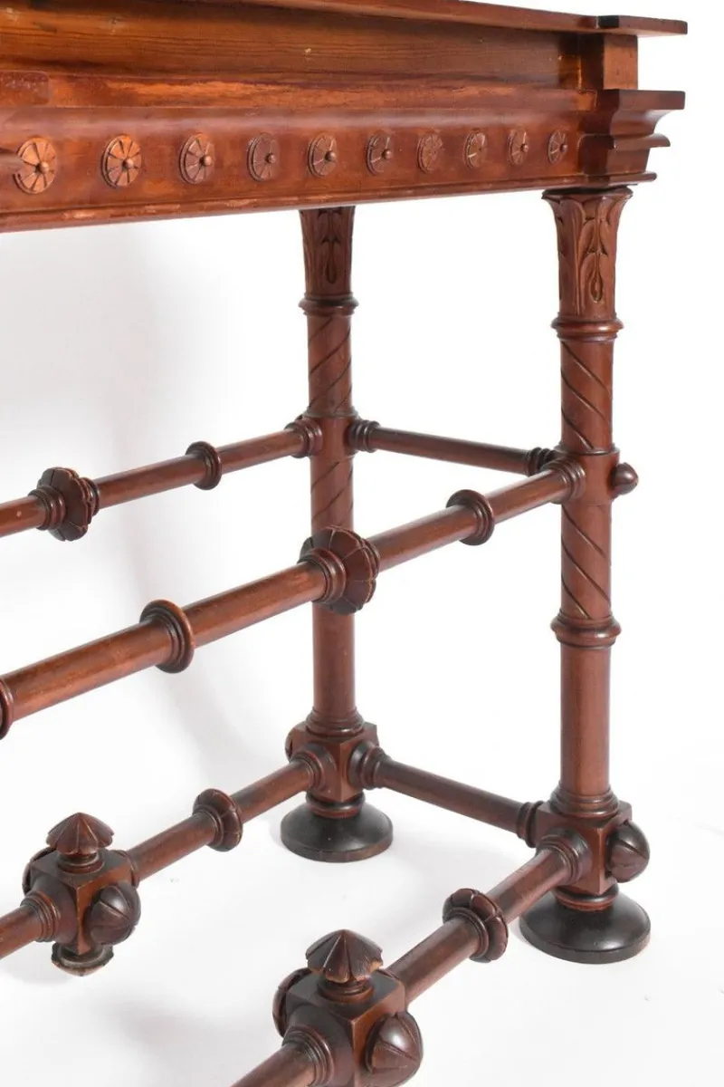 Clearance Pamono Arts & Crafts Wooden Console Table, 1910s