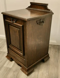 Pamono Arts and Crafts Oak Purdonium Coal Box><noscript><img width=