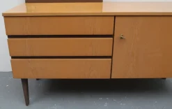 New Pamono Ash Dressing Table with Mirror, 1960s