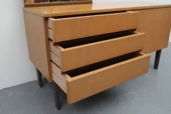 New Pamono Ash Dressing Table with Mirror, 1960s