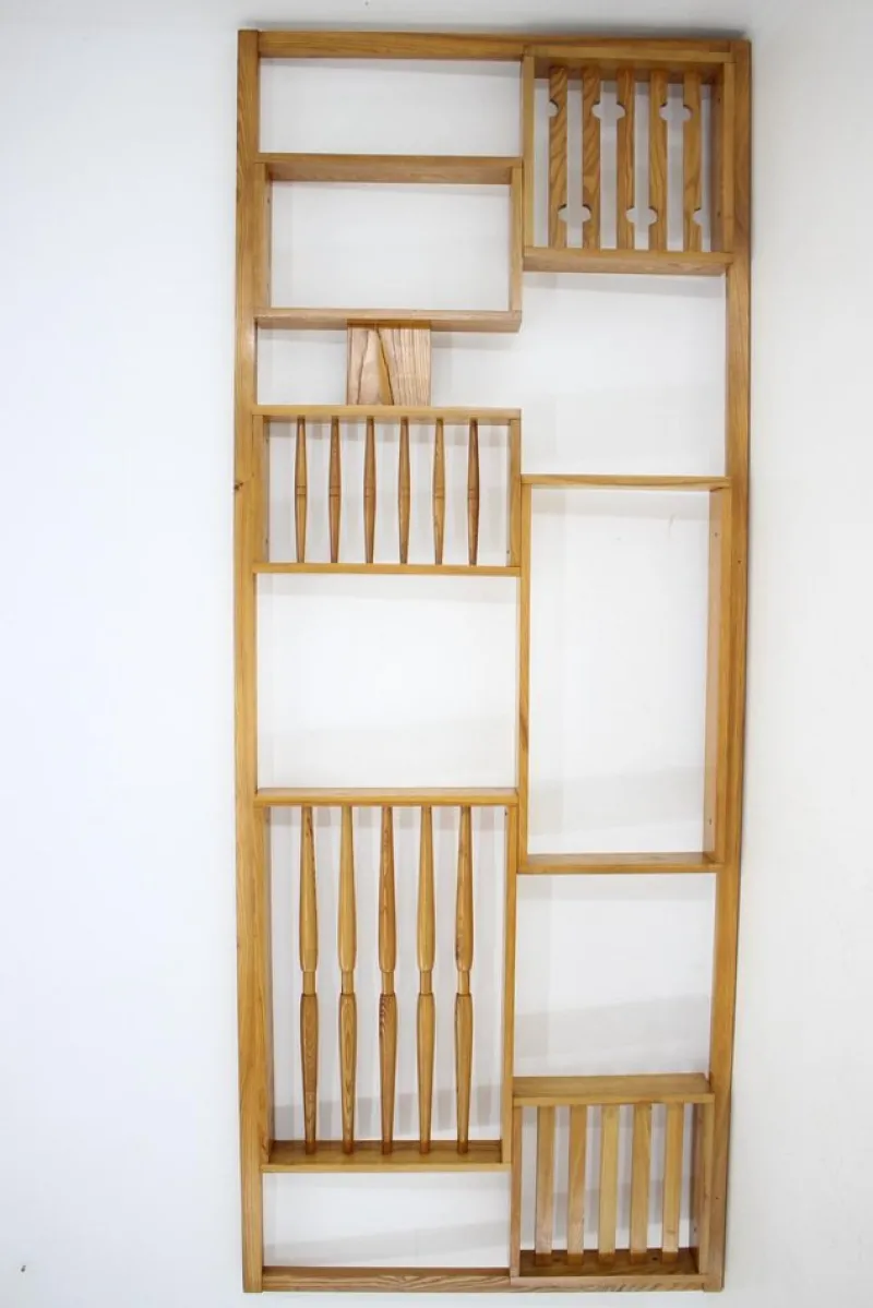 Pamono Ash Room Divider, Czechoslovakia, 1970s> Room Dividers & Screens
