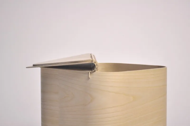 Pamono Ash Wood Laundry Basket with Flexible Lid by Villahomecollection> Trunks, Crates & Baskets