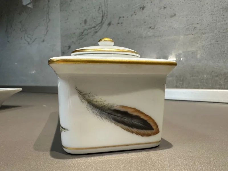 Pamono Ashtray and Inkwell Set by Vista Alegre, Set of 2> Ashtrays & Catchalls