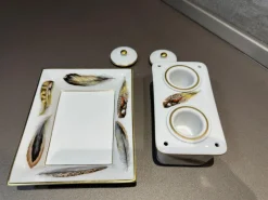 Pamono Ashtray and Inkwell Set by Vista Alegre, Set of 2><noscript><img width=