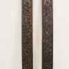 Pamono Asian Carved Wooden Columns, 1890s, Set of 2