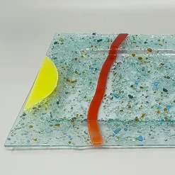 Discount Pamono Astonishing Tray in Murano Glass by Albatros, 1970s
