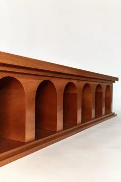 New Pamono Athens Mahogany Rectangular Coffee Table by Barracuda Interiors