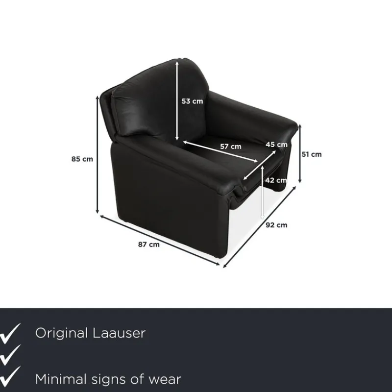 Pamono Atlanta Chair in Leather from Laauser> Lounge Chairs & Armchairs