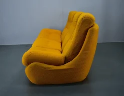 Pamono Atlantis Three-Seater Sofa in Yellow, 1960s><noscript><img width=