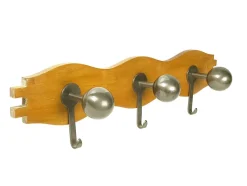 Outlet Pamono Attaccapanni Wall Coat Rack in Walnut & Burnished Brass by Sergio Mazza for Artemide, 1960s
