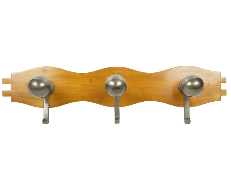 Outlet Pamono Attaccapanni Wall Coat Rack in Walnut & Burnished Brass by Sergio Mazza for Artemide, 1960s