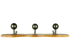 Outlet Pamono Attaccapanni Wall Coat Rack in Walnut & Burnished Brass by Sergio Mazza for Artemide, 1960s