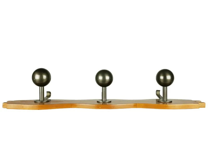 Outlet Pamono Attaccapanni Wall Coat Rack in Walnut & Burnished Brass by Sergio Mazza for Artemide, 1960s