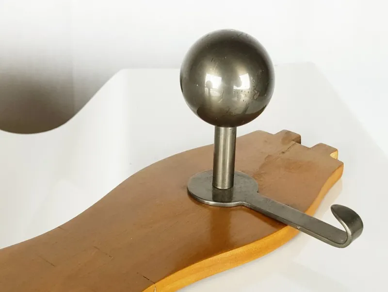 Outlet Pamono Attaccapanni Wall Coat Rack in Walnut & Burnished Brass by Sergio Mazza for Artemide, 1960s