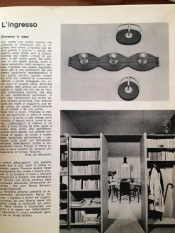 Outlet Pamono Attaccapanni Wall Coat Rack in Walnut & Burnished Brass by Sergio Mazza for Artemide, 1960s