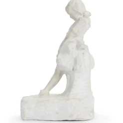 Pamono Attilio Prendoni, Sculpture of a Little Girl, 1920s-1940s, Marble> Art Deco