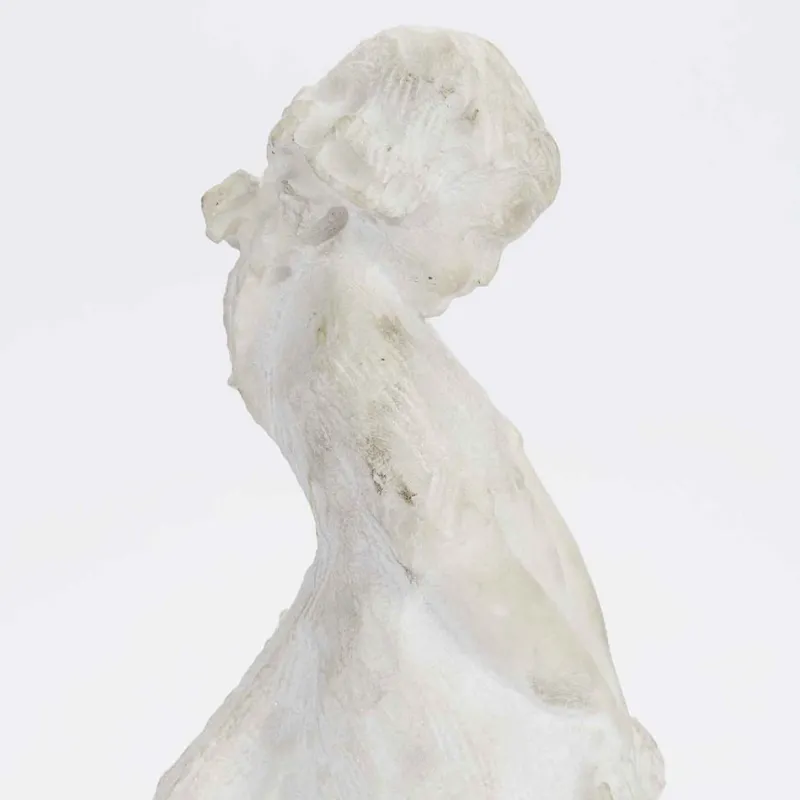 Pamono Attilio Prendoni, Sculpture of a Little Girl, 1920s-1940s, Marble> Art Deco