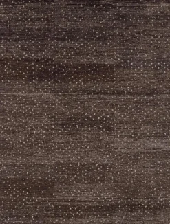 Pamono Aubergine Rug with Geometric Patterns from R&K Principal Jahanshah Nazmiyal