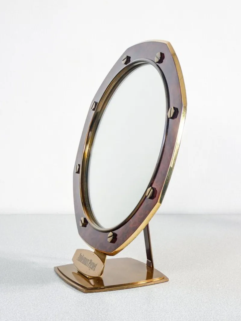 Discount Pamono Audemars Piguet Mirror in Briar Root and Brass