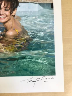 Outlet Pamono Audrey Hepburn Swims - Signed Limited Edition C Print 22 of 50, 1966