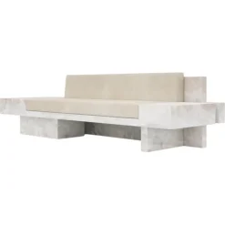 Best Pamono Auguste Piece 03 White Onyx Limited Edition Sofa by Tristan Montabord-Marc