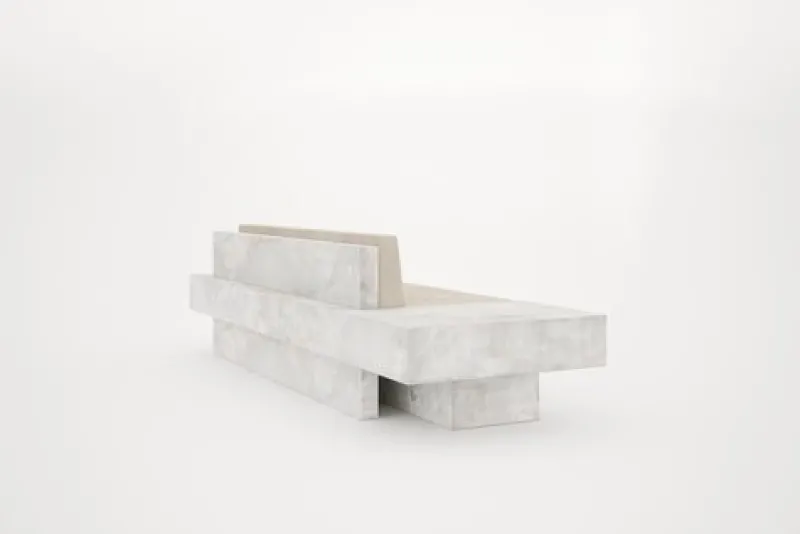 Best Pamono Auguste Piece 03 White Onyx Limited Edition Sofa by Tristan Montabord-Marc