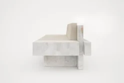 Best Pamono Auguste Piece 03 White Onyx Limited Edition Sofa by Tristan Montabord-Marc