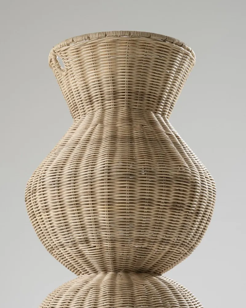 Pamono Aurea Column in Rattan from Heaps & Woods, 2010s> Pedestals And Columns
