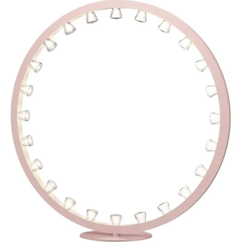Pamono Aurora Mini 80 Circular Pink Floor Lamp by JSPR> Floor Lamps