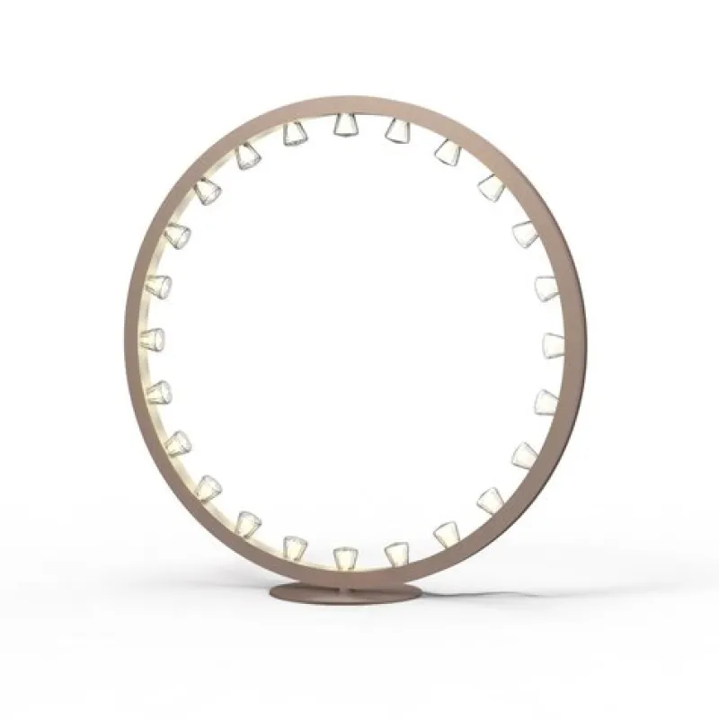 Pamono Aurora Mini 80 Circular Pink Floor Lamp by JSPR> Floor Lamps