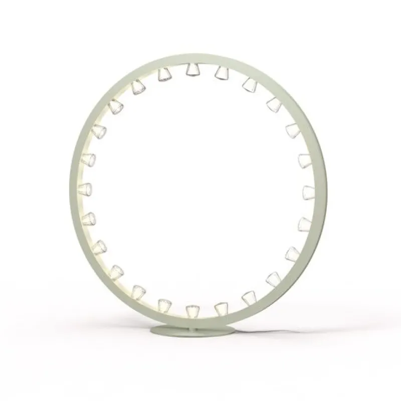 Pamono Aurora Mini 80 Circular Pink Floor Lamp by JSPR> Floor Lamps