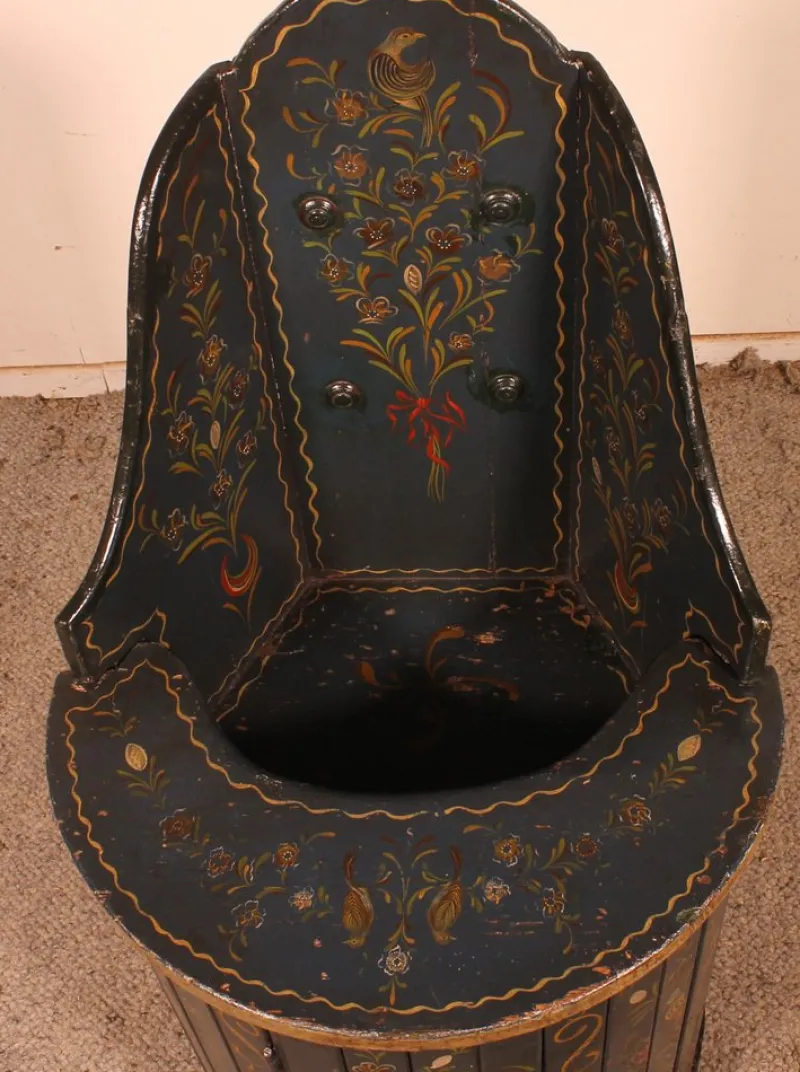 Pamono Austrian Children's Chair in Polychrome Wood, 1800s> Children's Chairs