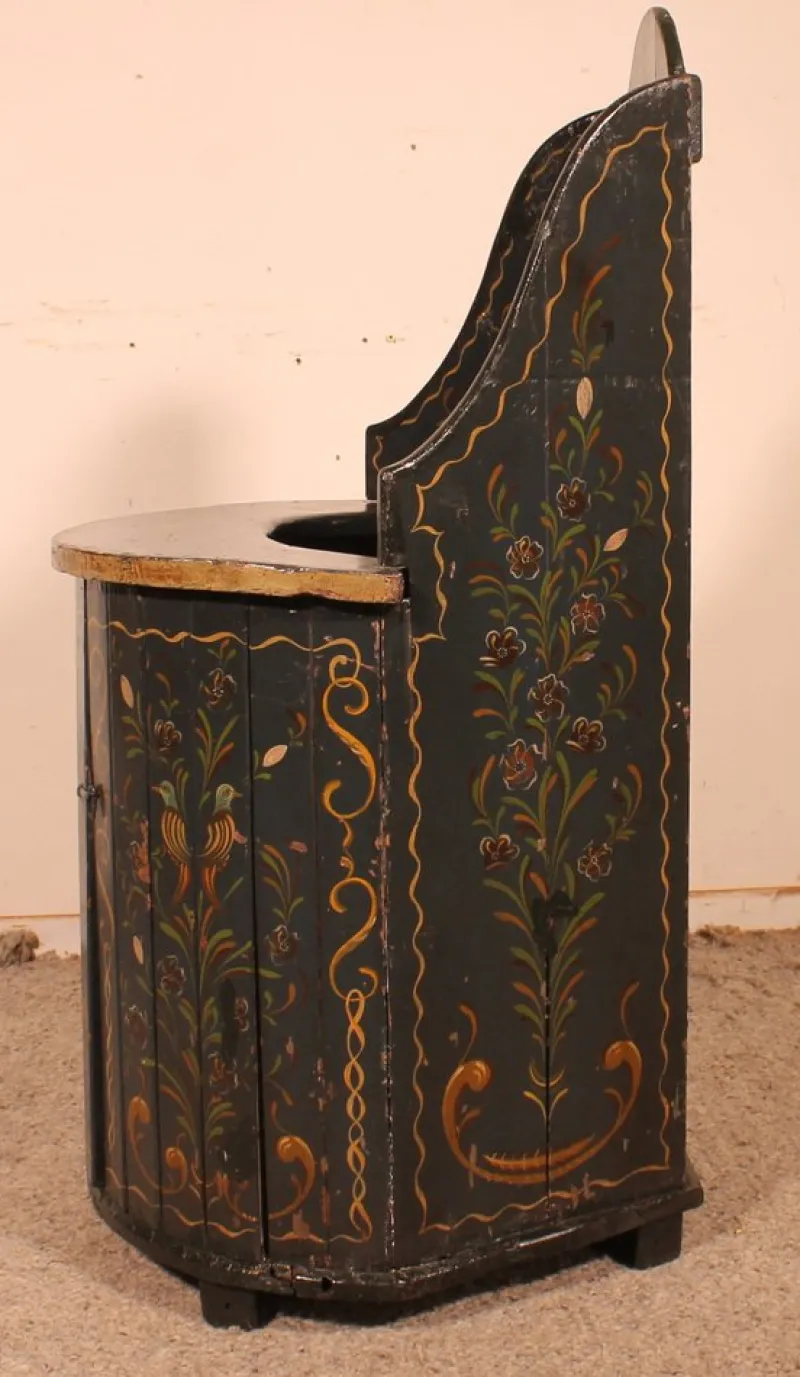 Pamono Austrian Children's Chair in Polychrome Wood, 1800s> Children's Chairs