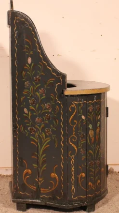 Pamono Austrian Children's Chair in Polychrome Wood, 1800s><noscript><img width=