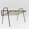 Pamono Austrian Metal Magazine Rack, 1950s> Magazine Racks
