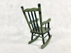 Pamono Austrian Painted Folk Art Rocking Chair, 1960s><noscript><img width=